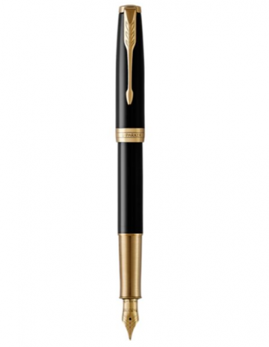 Viết máy Parker Sonnet 2017 Black CT FP-18K F TB