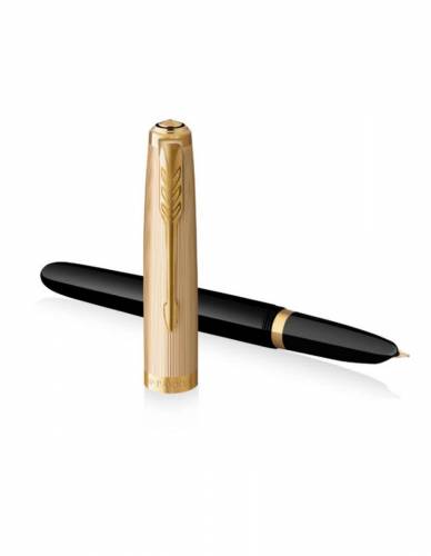 Viết máy Parker 51 DLX BLK GT FP 18k