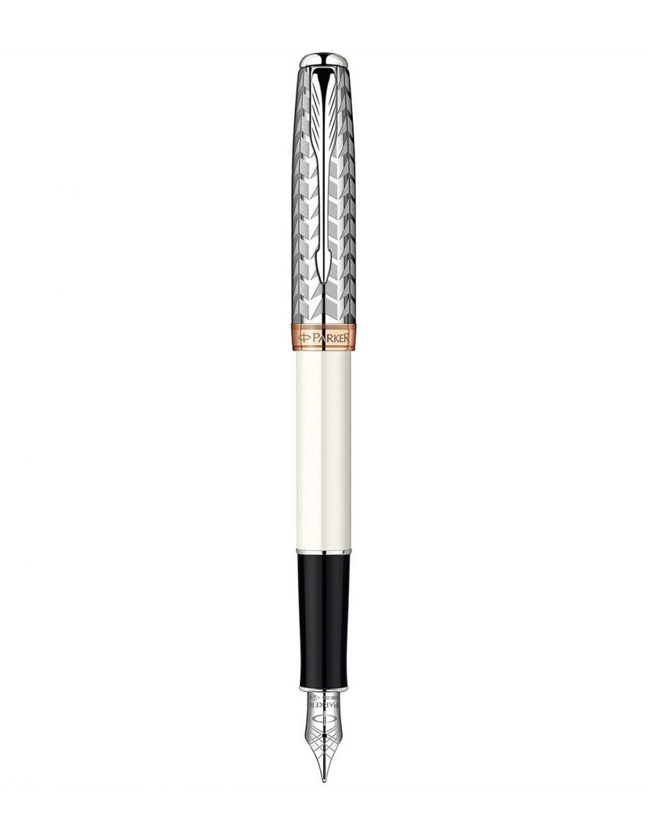Bút máy Parker Sonnet 11 Metal & Pearl Lacquer CT FP