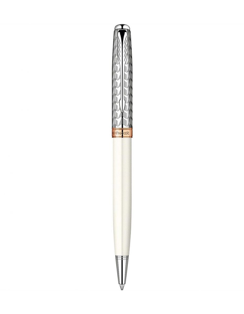 Bút bi Parker Sonnet 11 Metal & Pearl Lacquer CT BP