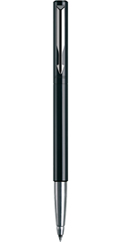 Viết lông bi Parker Vector vỏ nhựa đen cài trắng