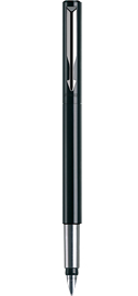 Viết máy Parker Vector vỏ nhựa đen cài trắng