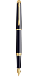 Bút máy Waterman Hemisphere Lacque Black GT FP