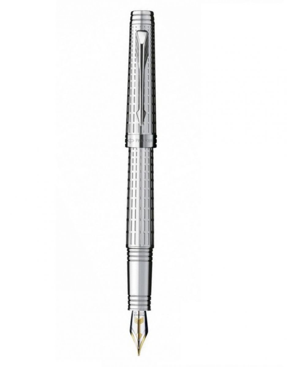 Bút máy Parker Premier Deluxe Chiselled Silver CT FP