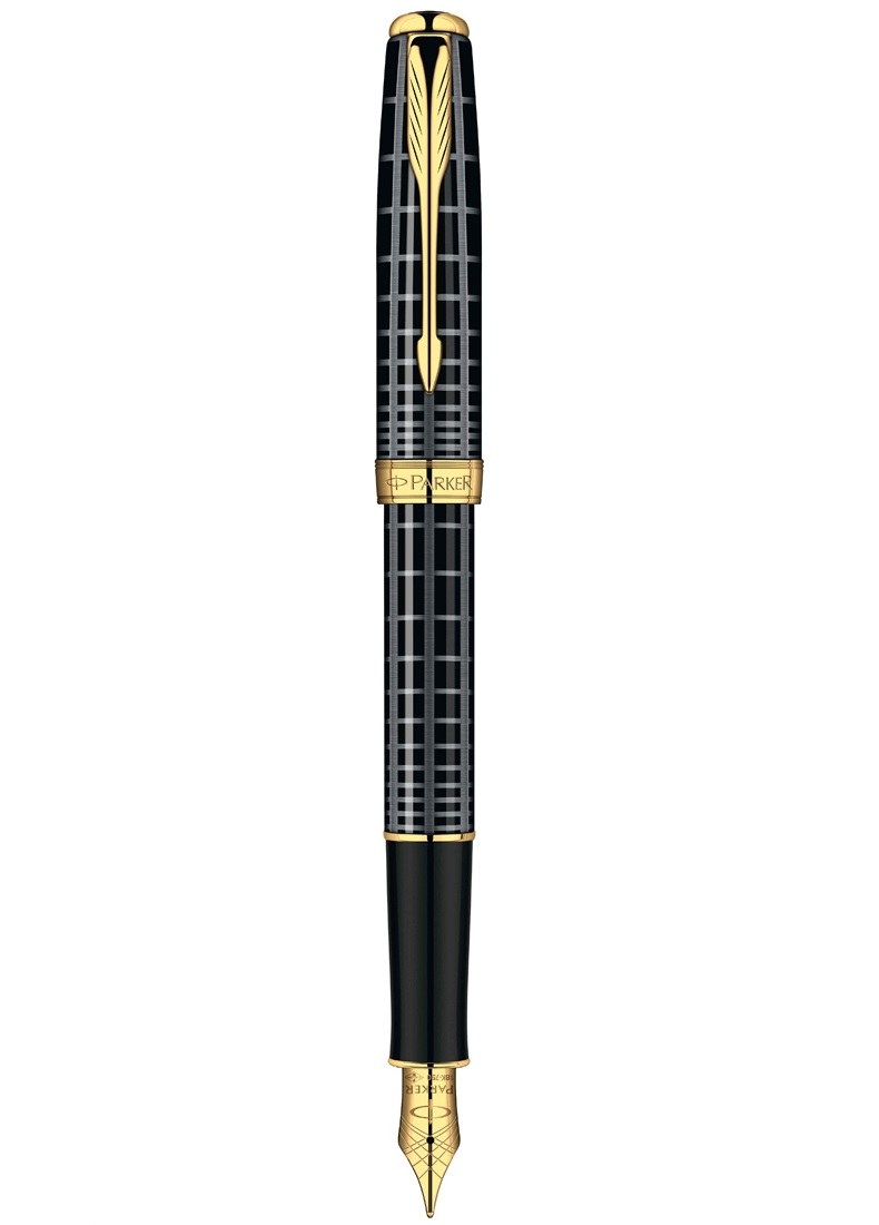 Bút máy Parker Sonnet Dark Grey Black GT FP